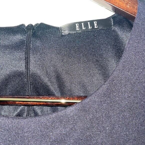 Bundle It! Elle Women's Tank Top Black sleeveless Two layer Blouse Shirt Size L - Picture 2 of 8